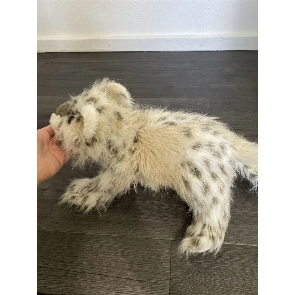 Folkmanis Spotted Snow Leopard Cub Plush 15